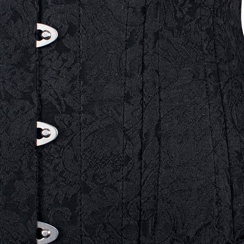 Attitude Corsets - DalÃ©onÃ« Overbust korset - Zwart
